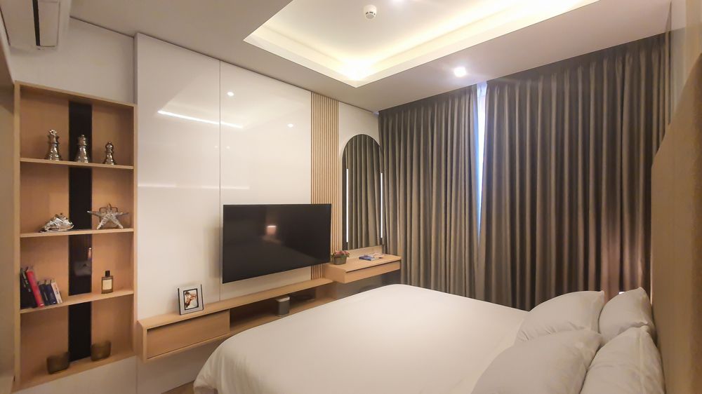 A Modern Oasis in South Quarter: A Metric Interior Design (Master Bedroom)