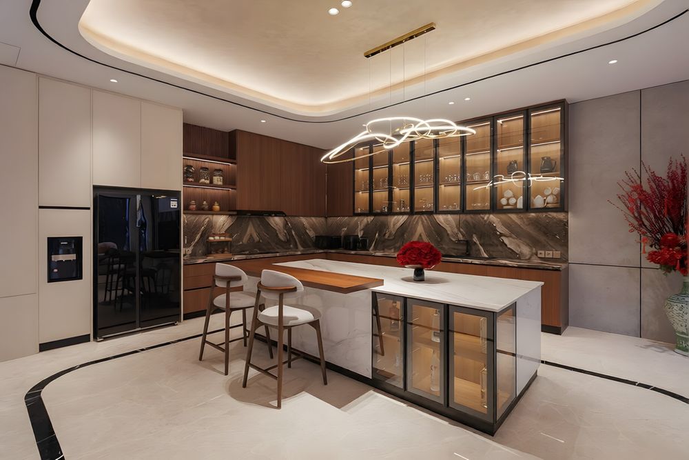 Elegant Modern Luxury Pantry — view 2