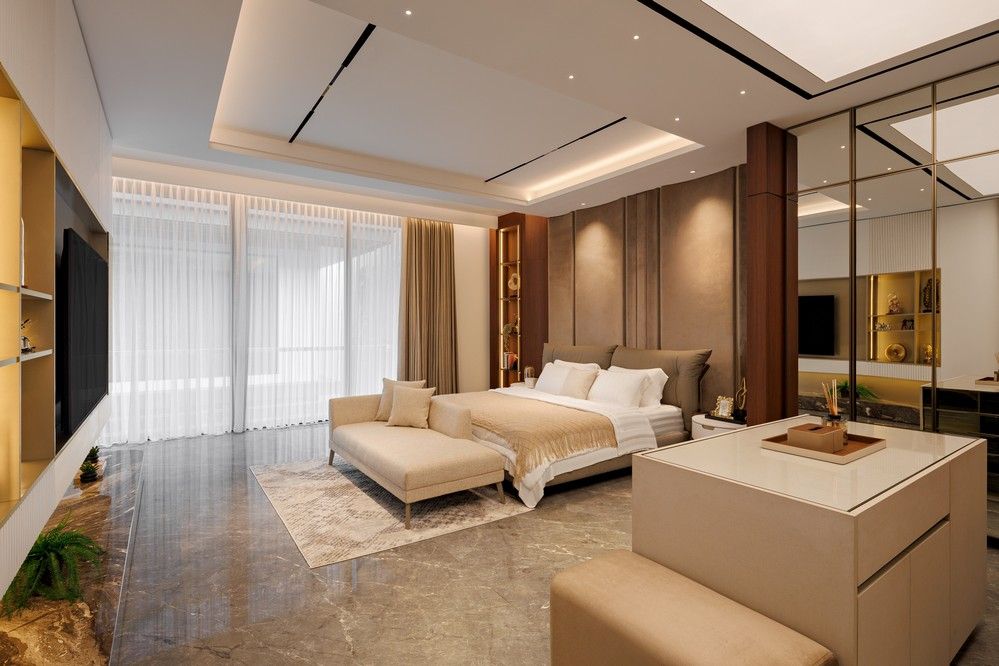 Modern Luxury Master Bedroom — view 5