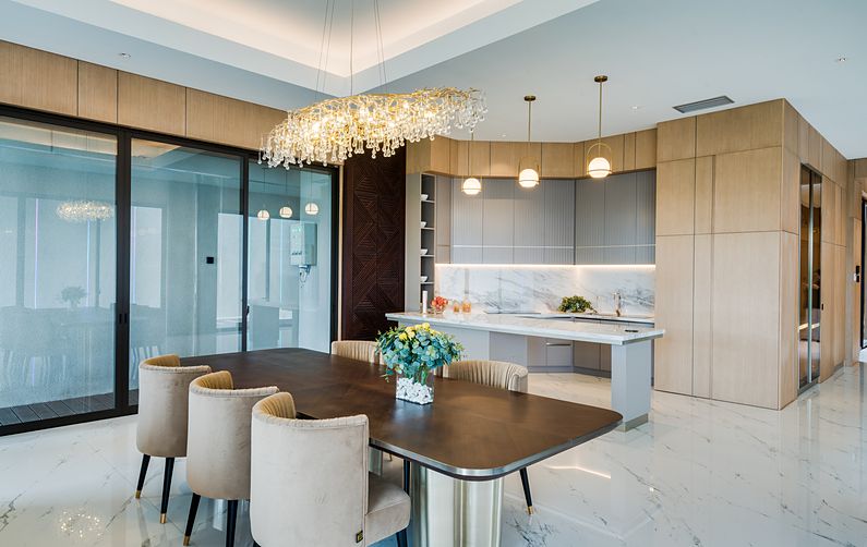Metric Island Kitchen